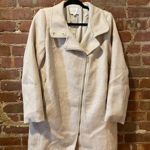 Wool blend oversized coat blazer